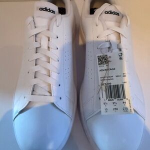 Adidas Men's White Advantage Sneakers